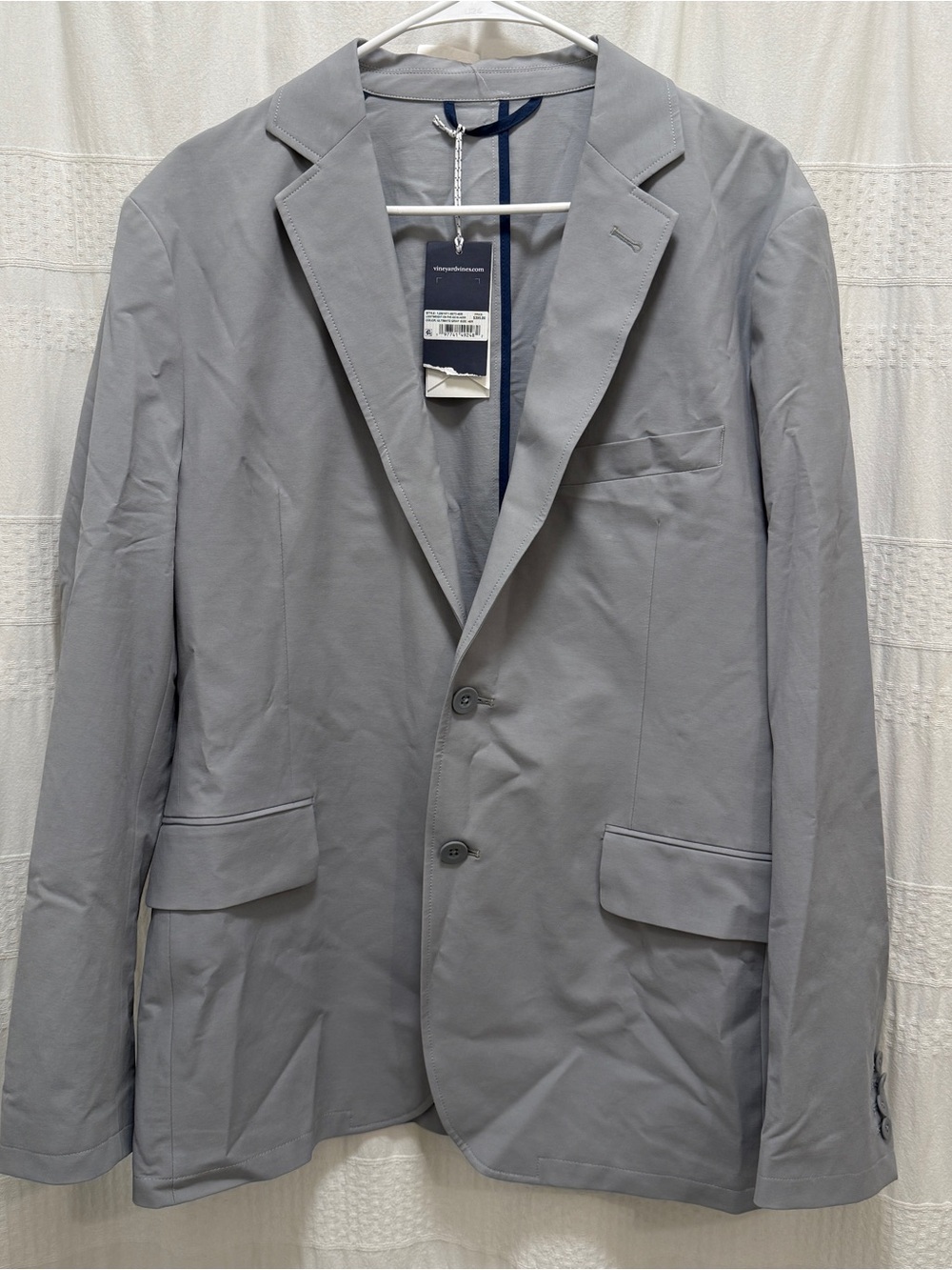 NWT Vineyard Vines Lightweight OnTheGo Blazer Ultimate Gray Men 40R Performance